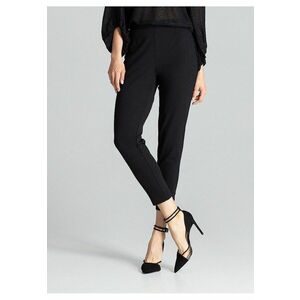 Pantaloni dama M689 - negru - eleganti - poliester - elastan imagine