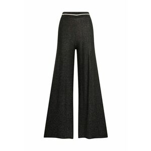 Pantaloni din tricot cu croiala ampla si talie elastica imagine