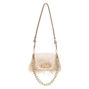 Geanta crossbody mica cu detalii cu pene Lapuffy imagine