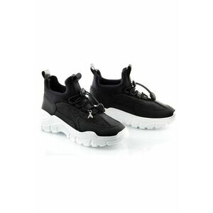 Pantofi sport copii - Piele naturala - Negru - imagine