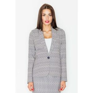 Blazer de dama - Poliester - Gri imagine