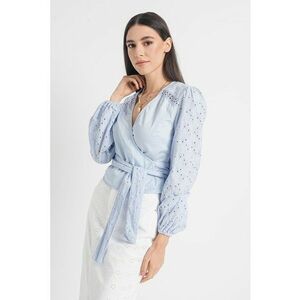 Bluza petrecuta din dantela San Gallo imagine