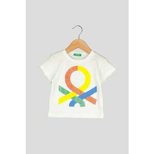 Tricou din bumbac organic cu imprimeu logo imagine