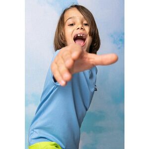 Tricou uni cu buzunar pe piept imagine