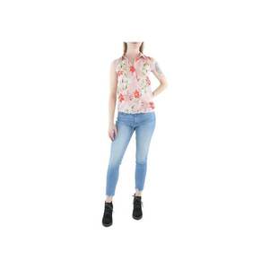 Camasa fara maneci cu imprimeu floral - imagine