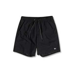 Pantaloni scurti de plaja Everyday Volley - negri - 100% poliester - croiala dreapta - talie elastica - imagine