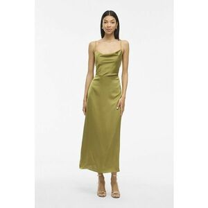 Rochie maxi cu aspect satinat imagine