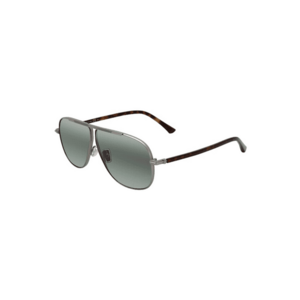 Ochelari de soare barbati argintii - lentile verzi - dimensiune 61x08x150mm - set cu etui original imagine