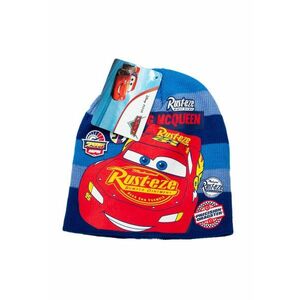 Caciula copii McQueen - albastra - 54cm - material acrilic - protectie impotriva frigului imagine