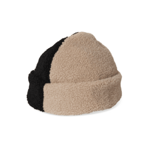 Caciula unisex - Poliester - Negru/Ecru - imagine