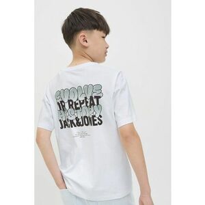 Tricou cu decolteu la baza gatului si imprimeu text imagine