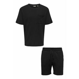 Set de tricou din amestec de bumbac si pantaloni scurti imagine