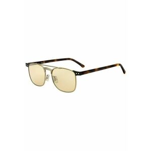 Ochelari de soare barbati lentile maro - rame aurii - dimensiuni 54x18x155mm - set cu etui original si stergator. imagine