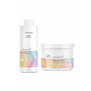 Set pentru par vopsit ColorMotion - Sampon 1000 ml - Masca 500 ml imagine
