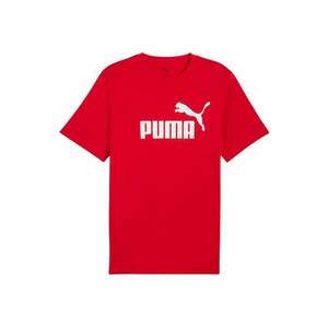 Tricou barbatesti Ess - rosu - bumbac - cu logo mare imagine