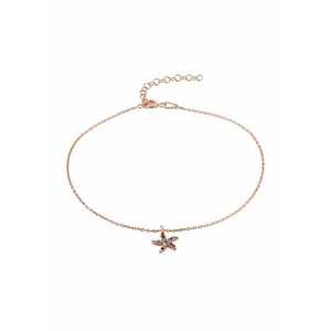 Bratara de glezna din argint cu talisman in forma de stea de mare imagine