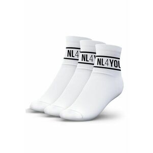 Set de sosete scurte unisex cu logo - 3 perechi imagine