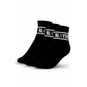 Set de sosete scurte unisex cu logo - 3 perechi imagine