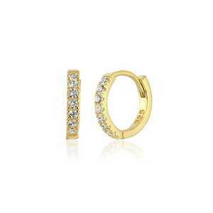 Cercei de argint veritabil 925 decorati cu zirconia imagine
