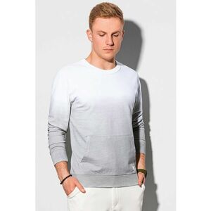 Bluza sport cu model in degrade si buzunar kangaroo - Gri - imagine