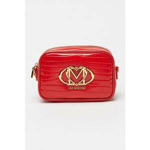 Geanta crossbody de piele ecologica cu logo imagine