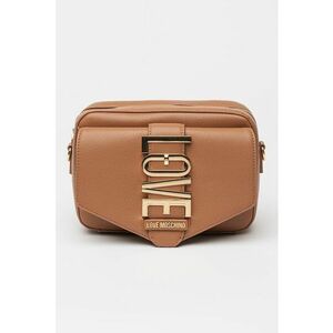 Geanta crossbody de piele ecologica cu logo metalic imagine