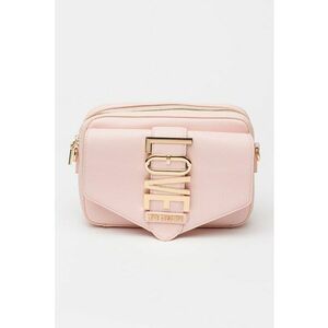 Geanta crossbody de piele ecologica cu logo metalic imagine