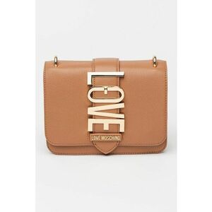 Geanta crossbody de piele ecologica cu logo metalic imagine