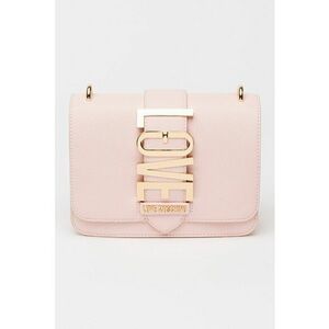 Geanta crossbody de piele ecologica cu logo metalic imagine