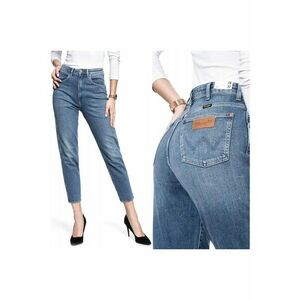 Blugi dama - 22855-79 - Bumbac - Lungi - Mom Fit - W26-L32 US - Albastru imagine