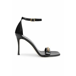 Sandale din piele cu detalii metalice imagine