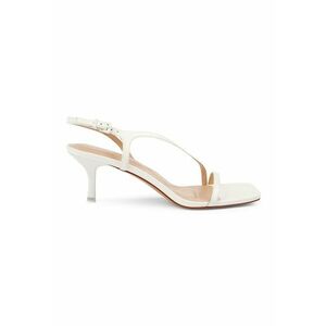 Sandale de piele cu toc clasic imagine