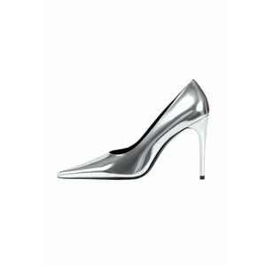 Pantofi din piele cu toc stiletto si varf ascutit imagine