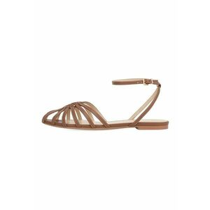 Sandale de piele cu barete multiple imagine