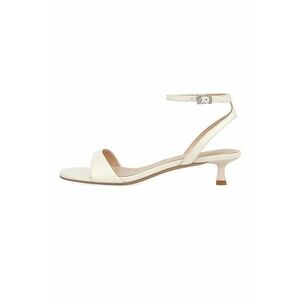 Sandale de piele cu toc kitten imagine