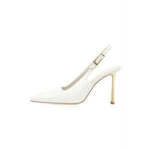 Pantofi stiletto de piele cu varf ascutit imagine