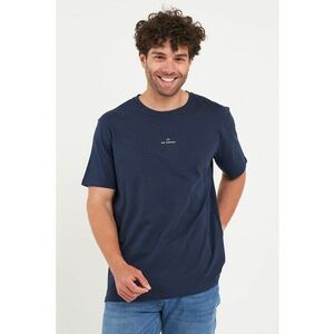 Tricou cu decolteu la baza gatului si logo discret imagine