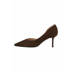 Pantofi de piele intoarsa cu toc stiletto imagine