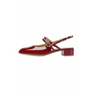 Balerini de piele cu aspect lacuit imagine