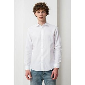 Camasa slim-fit cu model uni imagine