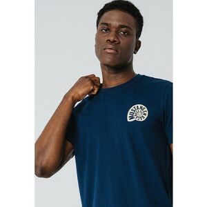 Tricou din bumbac cu decolteu la baza gatului imagine