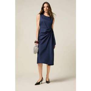 Rochie midi cu decolteu rotund imagine