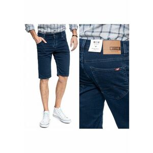 Pantaloni Scurti Din Denim - ChicagoShort - UE - Albastru - Croi Slim Fit - Stil Conic / Ajustat - Medie / Regulata - Inchidere Nasturi imagine