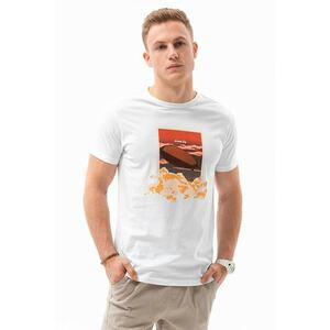 Tricou de bumbac cu imprimeu Airship imagine