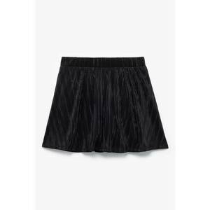 Fusta-pantalon plisata cu talie inalta imagine