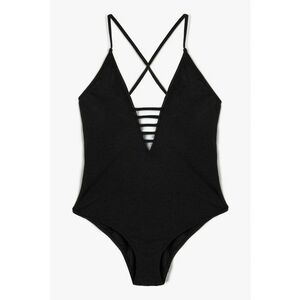 Costum de baie intreg cu bretele ajustabile imagine