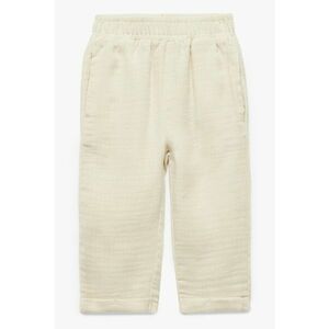 Pantaloni din bumbac cu talie elastica imagine