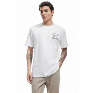 Tricou regular fit cu imprimeu pe piept imagine