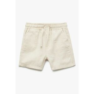 Pantaloni scurti din in si bumbac imagine