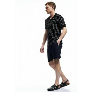 Pantaloni scurti din bumbac si in cu model uni imagine